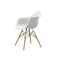 Vitra Eames Plastic Arm Chair DAW (neue Höhe) weiß