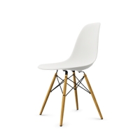 Vitra Eames Plastic Side Chair DSW (neue Höhe) weiß