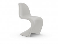Vitra Panton Chair weiß (neue Höhe) Freischwinger-Stuhl