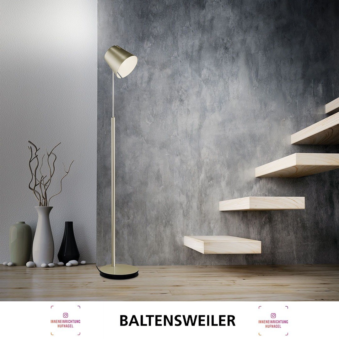 | Baltensweiler FEZ S StehleuchteFEZ ist der Name einer Stadt, wo einst eine Kopfbedeckung in Form eines Kegelstumpfes kreiert wurde. FEZ ist aber auch der Name einer Stehleuchte für Heim und Büro.FEZ S, die teleskopisch ausziehbare Stehleuchte