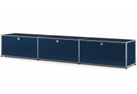 USM Haller Lowboard mit 3 Schubkasten stahlblau