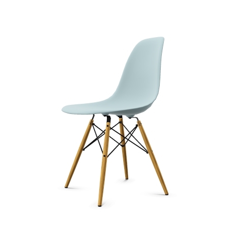 Vitra Eames Plastic Side Chair DSW Stuhl neue Hohe eisgrau