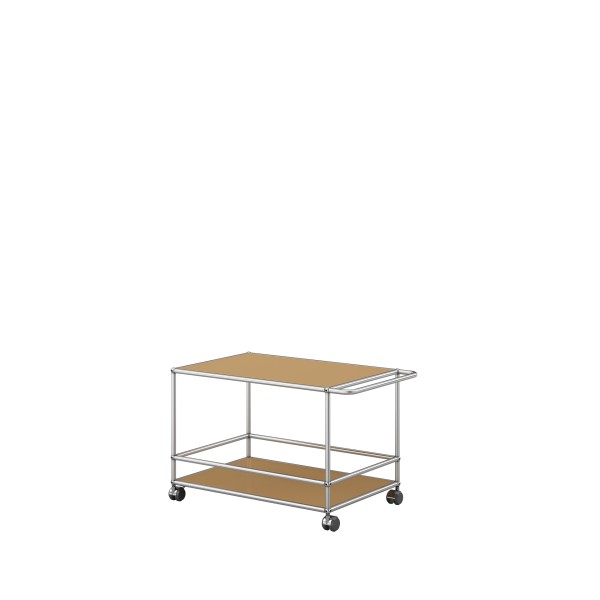 USM Haller Servierwagen auf Rollen seitlich USM beige