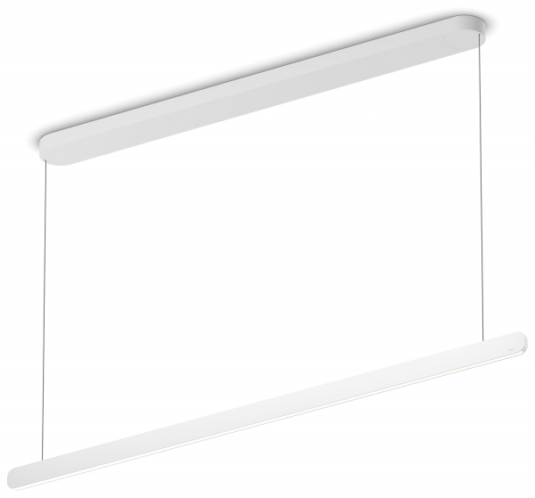 Occhio Mito Volo Linear 140 Up Variable wide Pendelleuchte weiss