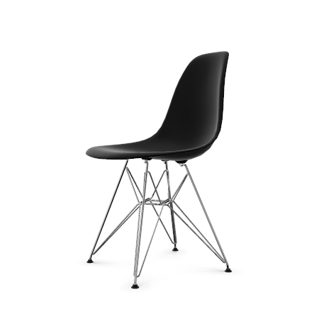Vitra Eames Plastic Side Chair DSR (neue Höhe) basic dark