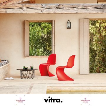 | Vitra Panton Chair (neue Höhe)Verner Panton entwarf den Panton Chair im Jahr 1960 und entwickelte ihn zusammen mit Vitra zur Serienreife (1967). Heute ist der Vollkunststoffstuhl eine Ikone des Designs des 20. Jahrhunderts, wurde weltweit mit Des