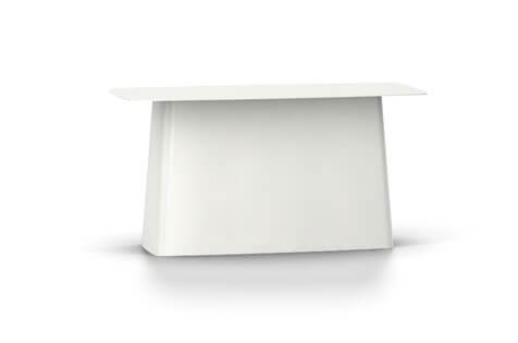 Vitra Metal Side Table Beistelltisch gross weiss outdoorfahig