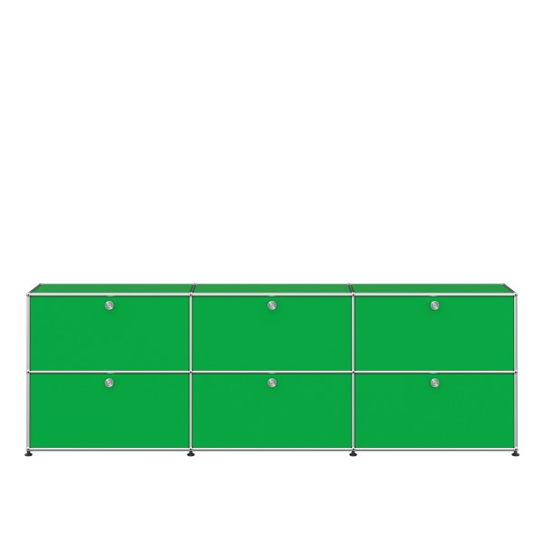 USM Haller Sideboard XL 3x2 6 Klappturen USM gruen