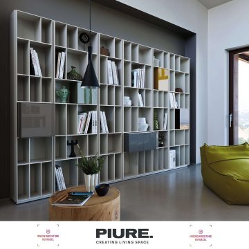 | PIURE FLEX RegalAuf den ersten Blick finden Sie es schön, auf den zweiten Blick finden Sie alles. FLEX bietet den idealen Rahmen für alle, die ihr individuelles und ästhetisches Ordnungsprinzip selbst komponieren wollen. Es gibt bei FLEX darum fe