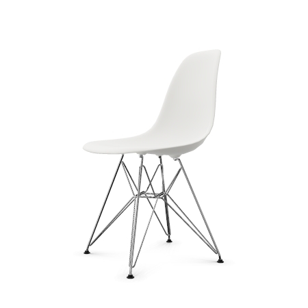 Vitra Eames Plastic Side Chair DSR (neue Höhe) weiß