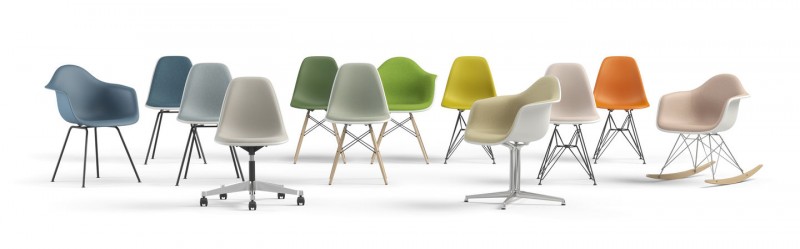 Vitra Eames Chairs mit kostenloser Sitzpolsterung