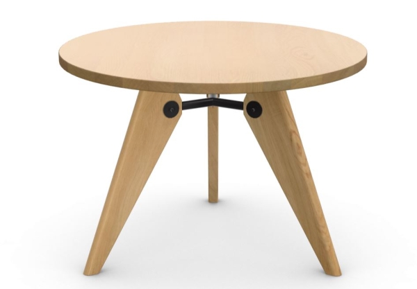 Vitra Gueridon Esstisch rund Jean Prouve O105 cm Eiche natur geolt