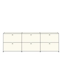 USM Haller Sideboard XL 3x2 6 Klappturen weiss USM Haller Sideboard XL 3x2 6 Klappturen weiss