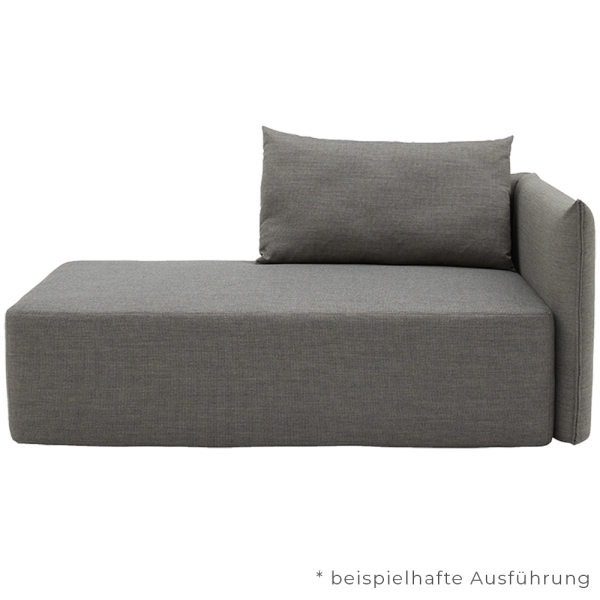 SOFTLINE Furniture Cape Modulsofa Chaise Lounge links Stoff Nordic
