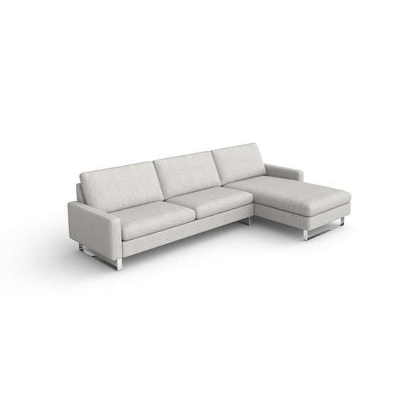 COR Conseta Sofa 2 Sitzer mit Longchair bodenfrei/bodennah Leder Puro 420-423 kaufen | Inneneinrichtung Hufnagel