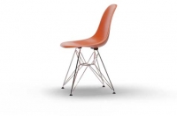 Vitra Eames Fiberglass Side Chair DSR orange UG: chrom