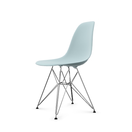 Vitra Eames Plastic Side Chair DSR Stuhl neue Hohe eisgrau
