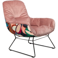 Freifrau Manufaktur Leya Lounge Chair EN VOGUE Dedar Margaritas Multicolor Riga Tamaris