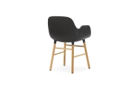 Vorschau: Normann Copenhagen Form Armlehnenstuhl Wood Sitzschale schwarz UG Eiche Rucken Vorschau: Normann Copenhagen Form Armlehnenstuhl Wood Sitzschale schwarz UG Eiche Rucken