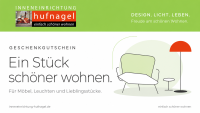 Inneneinrihtung Hufnagel Geschenkgutschein