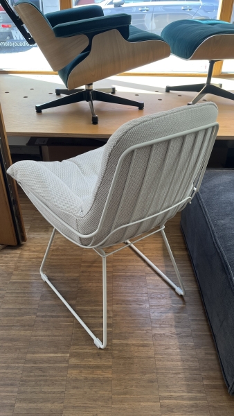 Freifrau Leyasol Armchair Low Outdoorstoff Lopi marble Gestell verkehrsweiss Rucken