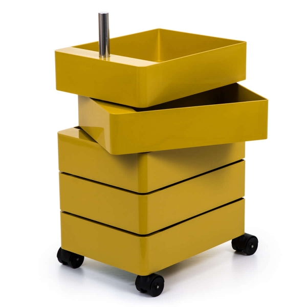 Magis Design 360 Rollcontainer 5 Facher gelb