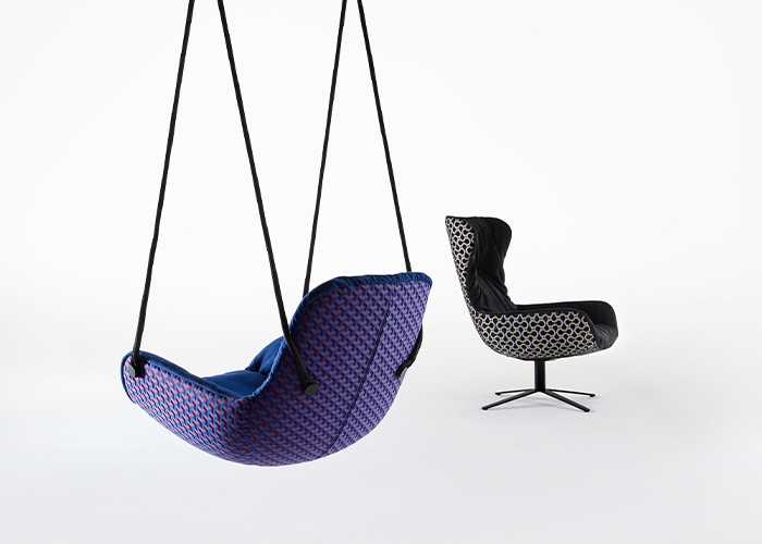 Freifrau Manufaktur Leya En Vogue Swing Seat Wingback Chair