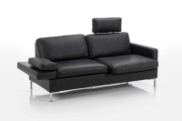 Vorschau: Bruhl Alba Sofa 2 5 Sitzer m integr Kopfstutze Anilinleder Pearl Winkelfuss verchromt Vorschau: Bruhl Alba Sofa 2 5 Sitzer m integr Kopfstutze Anilinleder Pearl Winkelfuss verchromt