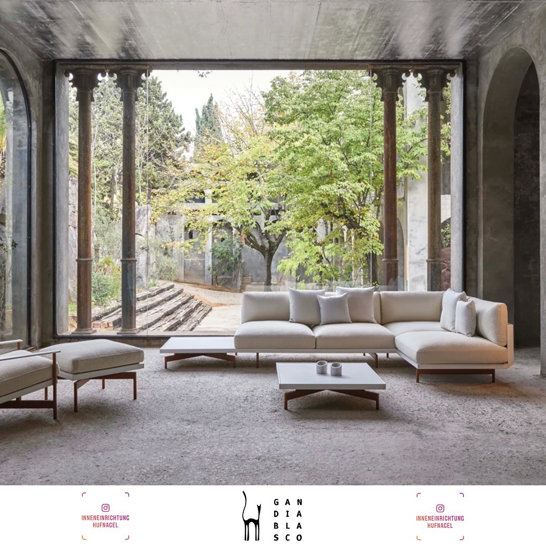 Gandia Blasco OndeMeine Inspiration war es, die Idee eines modularen Sofas zu verbinden und ihm eine flexible Entwicklung zu ermöglichen.Die Hauptidee entstand, als ich mir ansah, wie sich der Markt für Outdoor-Möbel verändert und wie die Mensche