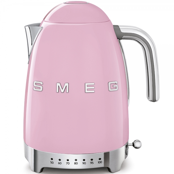 SMEG Retro-Style Wasserkocher variabler Temeratursteuerung 50er Jahre cadillac pink KLF04PKEU