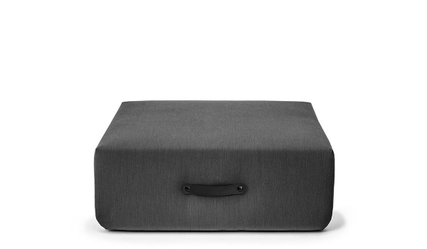 Conmoto Miami Hocker Longchair Loungemoebel Gartenlounge Outdoorlounge anthrazit