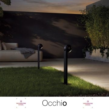 | Occhio Sito Palo design by Axel MeiseSito Palo - das charakteristische Occhio Design jetzt für den Außenbereich. Als Pollerleuchte für Wege und Terrassen sorgt Sito Palo für das perfekte Entrée schon vor der Haustür. Innenliegende Linsen bie
