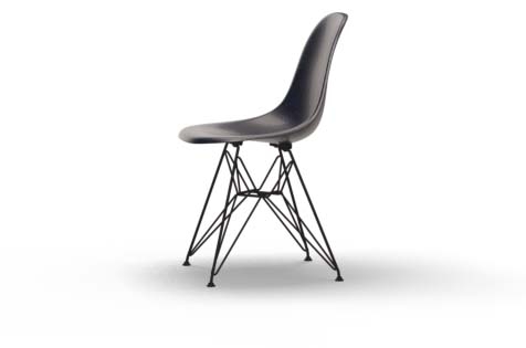 Vitra Eames Fiberglass Side Chair DSR nachtlbau UG basic dark