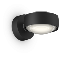 Occhio Sento D LED Verticale Up Wandleuchte mit Occhio Air schwarz matt