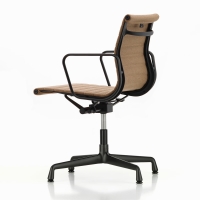 Vorschau: Vitra EA 132 Aluminium Chair Burodrehstuhl m Armlehnen tiefschwarz Cosy 2 papyrus rucken Vorschau: Vitra EA 132 Aluminium Chair Burodrehstuhl m Armlehnen tiefschwarz Cosy 2 papyrus rucken