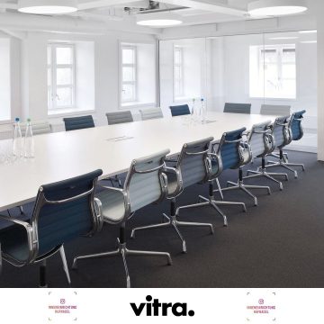 | Vitra EA 105/107/108 Aluminium Chair KollektionDie Aluminium Chairs EA 105-108 sind die Meetingstühle schlechthin. Sie finden sich in unzähligen gehobenen Büros, Konferenzbereichen und Sitzungszimmern auf der ganzen Welt. Dank ihrer grosszügi