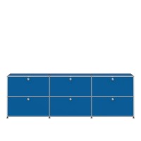USM Haller Sideboard XL 3x2 6 Klappturen enzianblau USM Haller Sideboard XL 3x2 6 Klappturen enzianblau