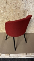 Vorschau: Vitra Mikado Sidechair Stoff Credo red chili UG schwarz beschichtet Rucken Vorschau: Vitra Mikado Sidechair Stoff Credo red chili UG schwarz beschichtet Rucken