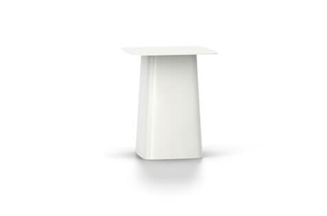 Vitra Metal Side Table Beistelltisch klein weiss outdoorfahig