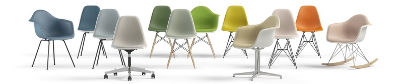 Vitra Eames Plastic Chair RE Kollektion von Charles and Ray Eames