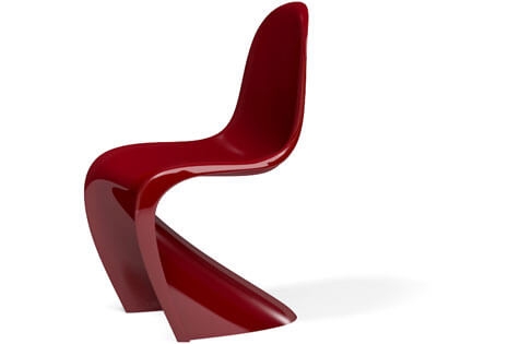 Vitra Panton Chair Classic Stuhl lackiert rot