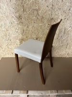 Vorschau: More Mobel Leder Stuhl Holzrucken und Holzgestell seitlich Vorschau: More Mobel Leder Stuhl Holzrucken und Holzgestell seitlich