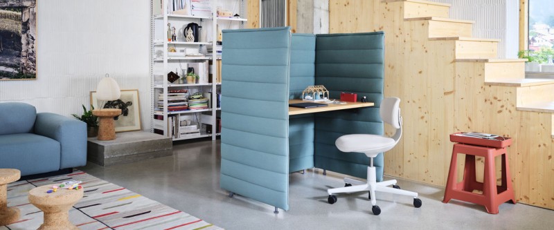 Vitra Home Office Loesung Rookie Buerostuhl Alcove Plus Desk Schreibtisch