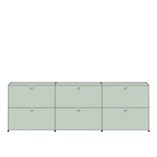 USM Haller Sideboard XL 3x2 6 Klappturen lichtgrau