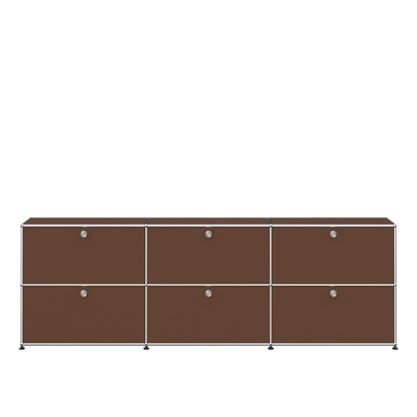 USM Haller Sideboard XL 3x2 6 Klappturen USM braun