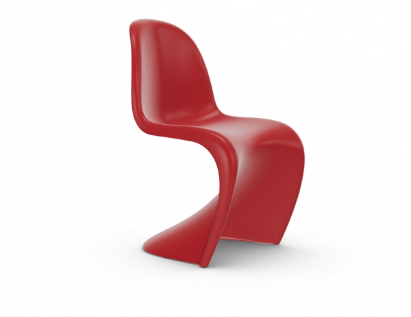 Vitra Panton Chair classic red (neue Höhe) Freischwinger-Stuhl