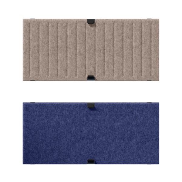 USM Haller Soft Panels 750x350mm vertikal taupe blanco dunkelblau