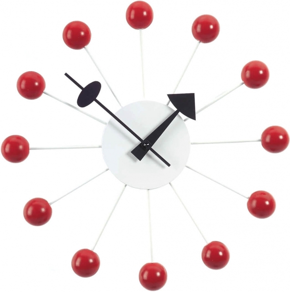 Vitra Ball Clock Wanduhrrot