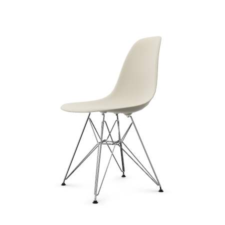 Vitra Eames Plastic Side Chair DSR (neue Höhe) kieselstein