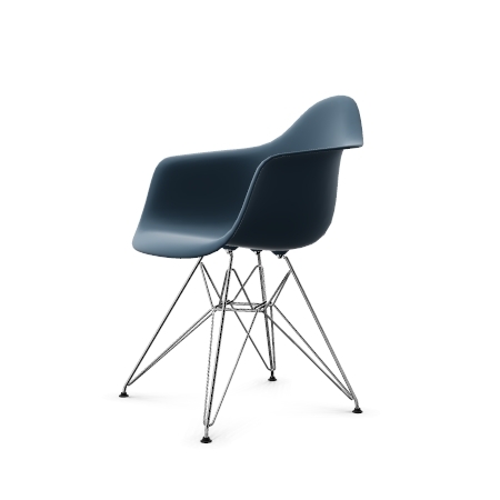 Vitra Eames Plastic Arm Chair DAR Stuhl neue Hohe meerblau